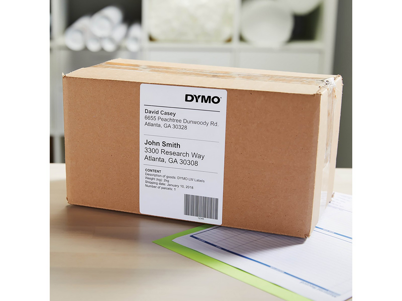 DYMO LabelWriter Versandetiketten (Extragroß) für LabelWriter 5XL/4XL-Etikettendrucker | 104 mm x 159 mm | Rolle mit 220 Etiketten | selbstklebend
