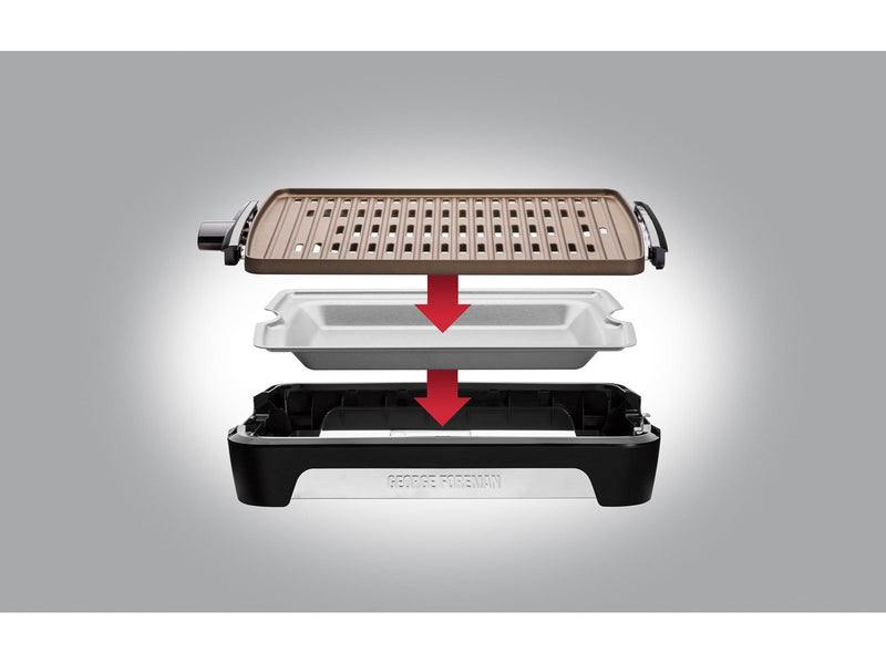 George Foreman Smokeless BBQ Grill 25850-56