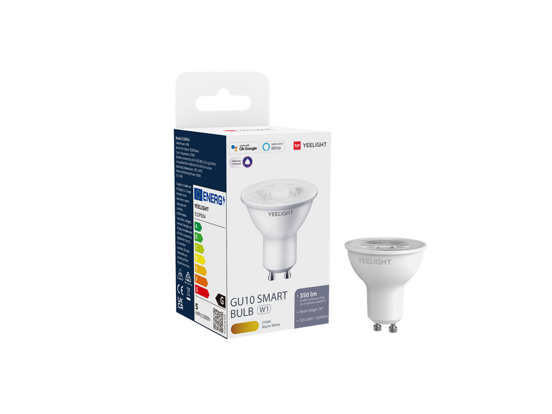 Yeelight Smart-Glühbirne GU10, Weiß, Dimmbar