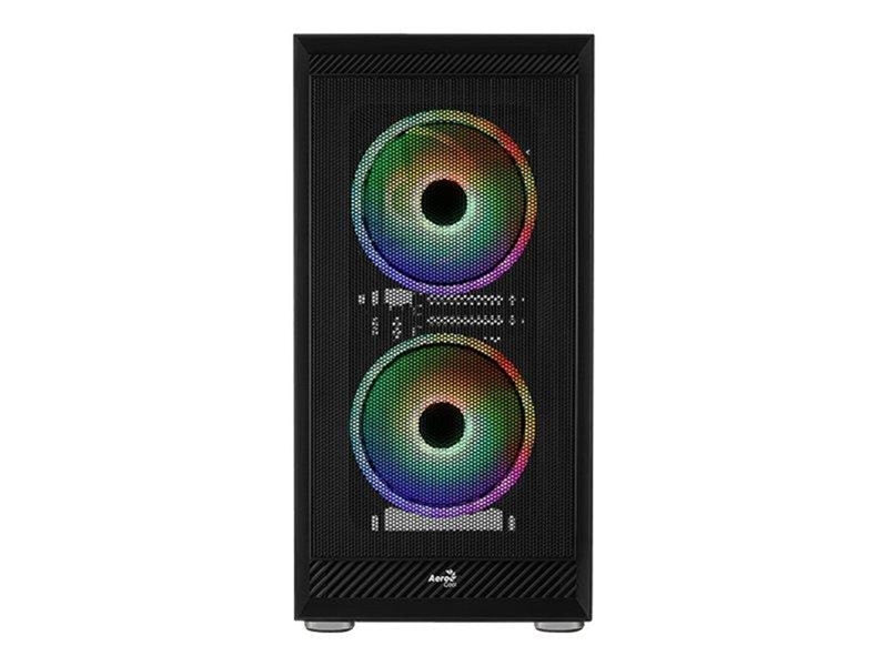 AeroCool Geh Midi Graphite black v3 MicroATX/ATX/M - Gehäuse - Tower - Schwarz
