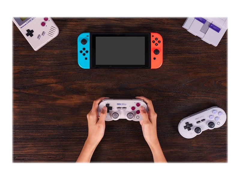 8BitDo SN30 Pro USB Gamepad Gray Edition - Wired Controller - Nintendo Switch