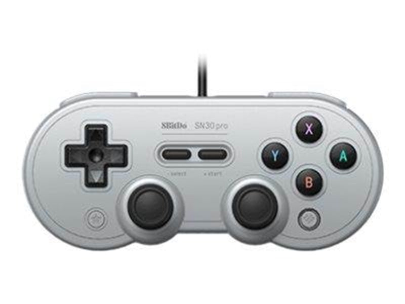 8BitDo SN30 Pro USB Gamepad Gray Edition - Wired Controller - Nintendo Switch