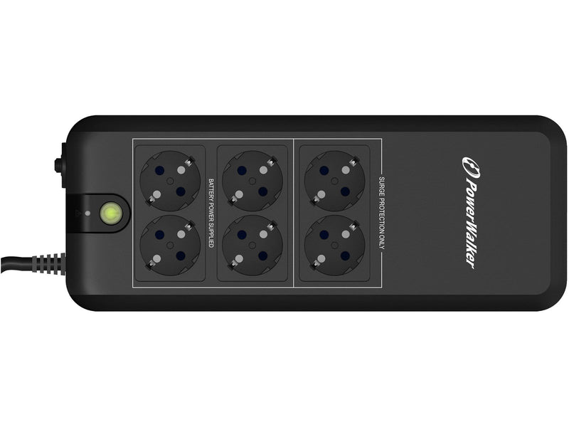BlueWalker 10120410 -  PowerWalker VFD APFC - 600VA/300W - Standby UPS