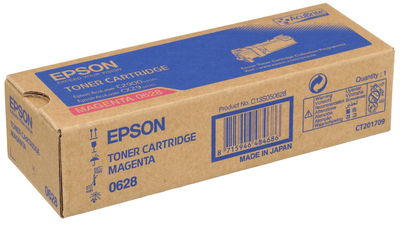 Epson Original Toner magenta 2.500 Seiten (C13S050628)