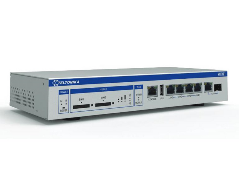 Teltonika RUTXR1 Enterprise Rack Mountable SFP/LTE Router - Wireless router Wi-Fi 5