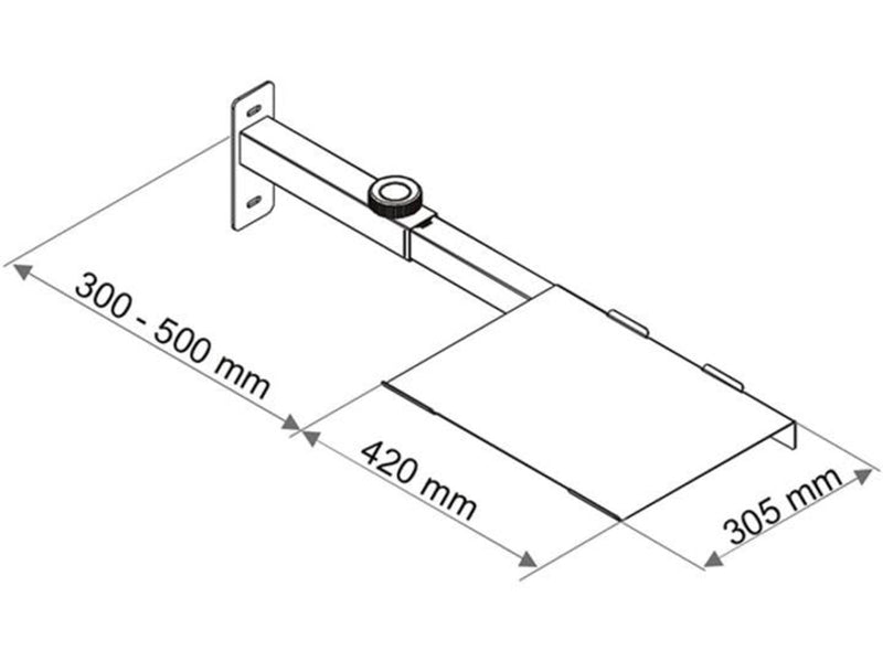 Multibrackets M Computer Regal Motorized Befestigungskit HD 10 kg