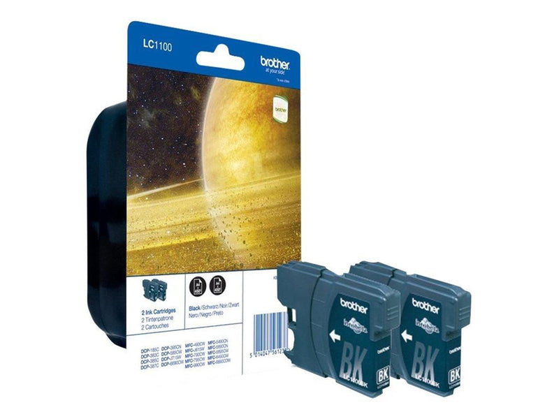 Brother LC 1100BKBP2 - Tintenpatrone Schwarz