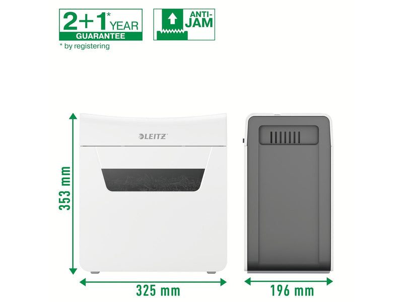 Leitz IQ 6X Protect Premium Aktenvernichter, Partikelschnitt, P4, 6 Blatt