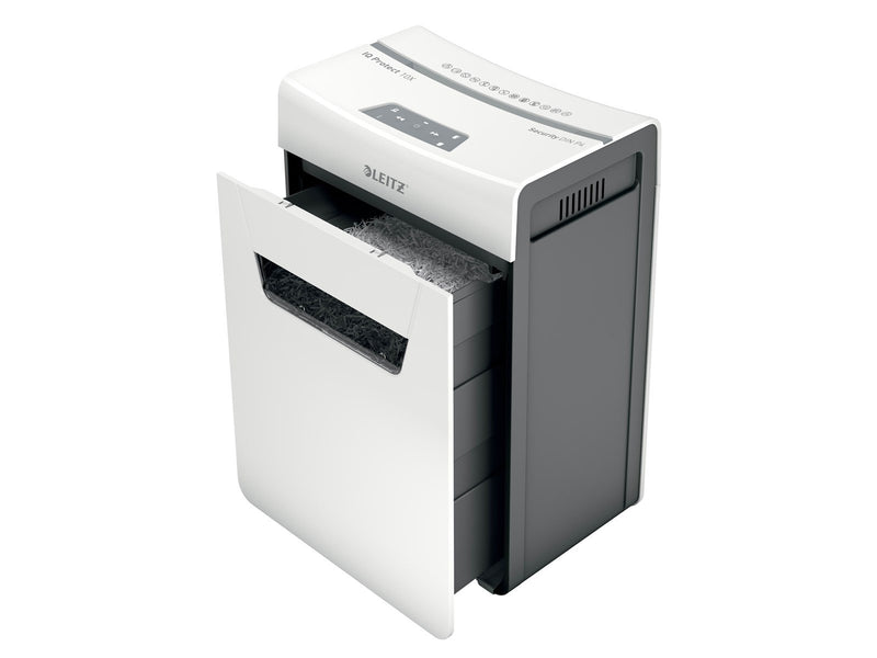 Leitz IQ 10X Protect Premium Aktenvernichter, Partikelschnitt, P4, 10 Blatt