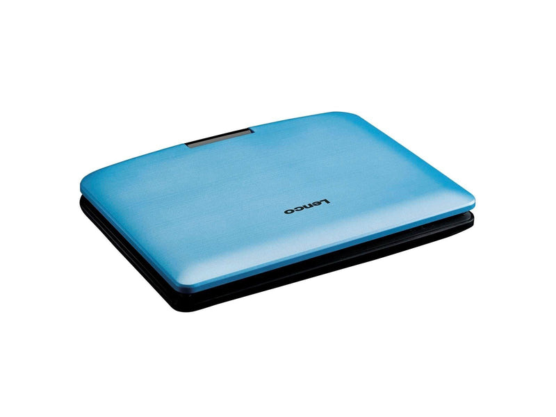 Lenco DVP-910BL - Portable 9" DVD player with USB headphones and mounting bracket - Blue/Black