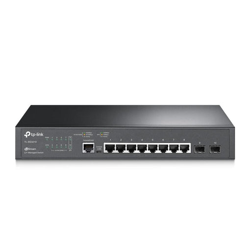 TP-LINK JetStream TL-SG3210 8-Port Gigabit Switch mit 2 SFP-Slots