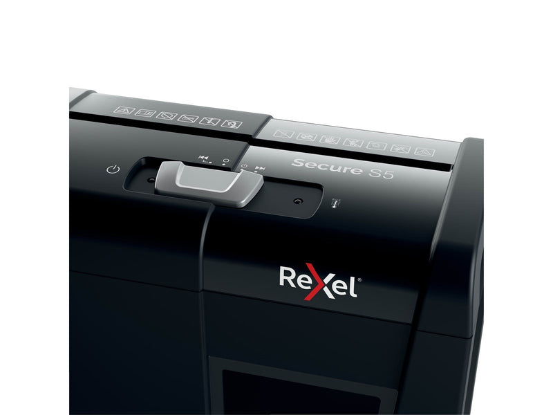 Rexel Secure S5 Aktenvernichter, Streifenschnitt, P2, 5 Blatt