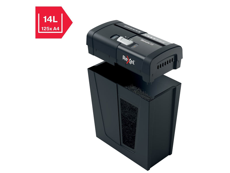 Rexel Secure X8 Aktenvernichter, Partikelschnitt, P4, 8 Blatt