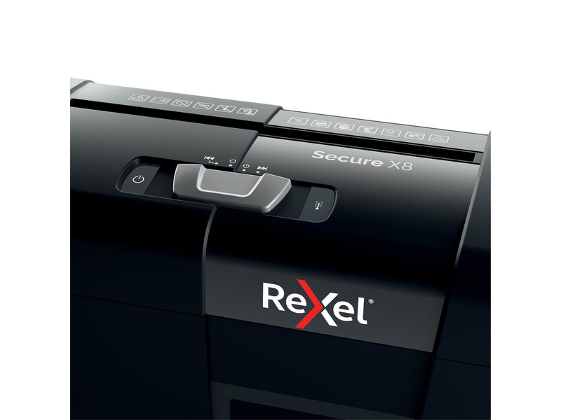 Rexel Secure X8 Aktenvernichter, Partikelschnitt, P4, 8 Blatt