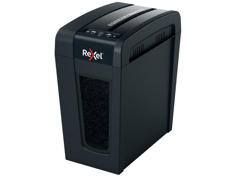 Rexel Secure X8-SL Slimline Whisper-Shred™ Aktenvernichter, Partikelschnitt, P4, 8 Blatt
