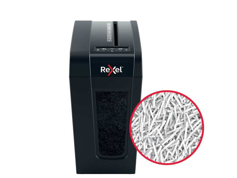Rexel Secure X8-SL Slimline Whisper-Shred™ Aktenvernichter, Partikelschnitt, P4, 8 Blatt