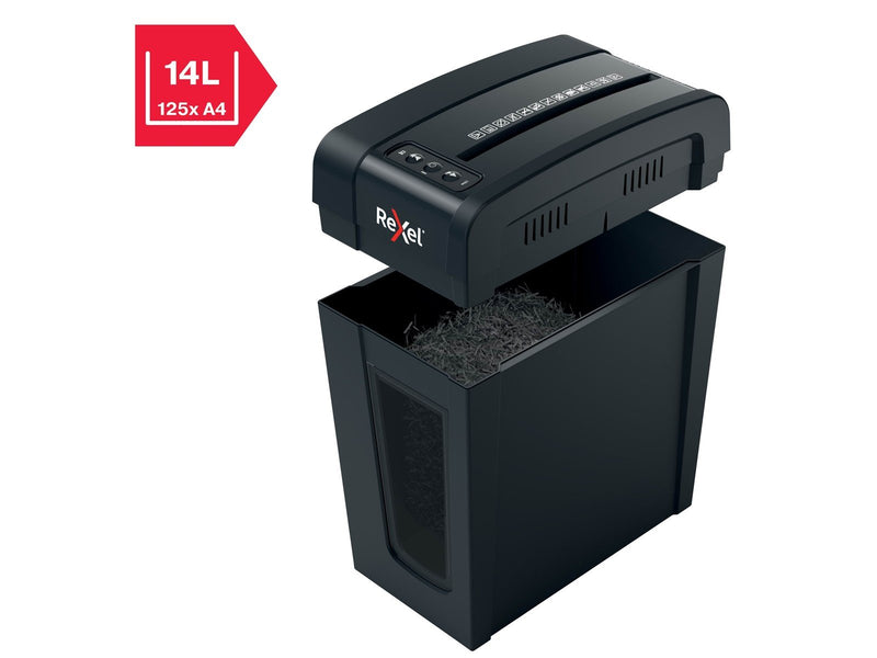 Rexel Secure X8-SL Slimline Whisper-Shred™ Aktenvernichter, Partikelschnitt, P4, 8 Blatt