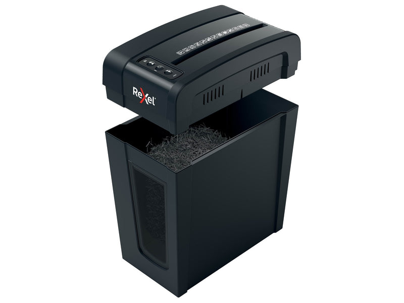 Rexel Secure X8-SL Slimline Whisper-Shred™ Aktenvernichter, Partikelschnitt, P4, 8 Blatt