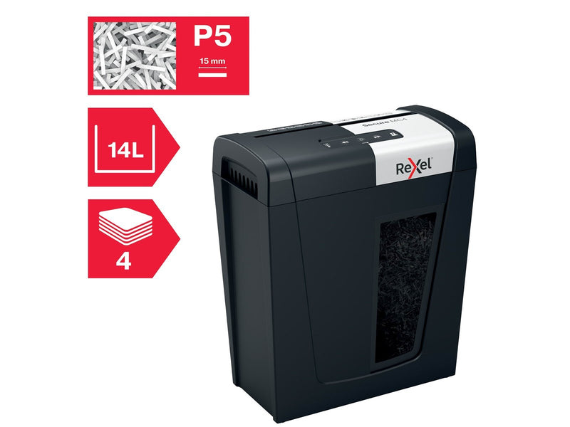 Rexel Secure MC4 Whisper-Shred™ Aktenvernichter, P5