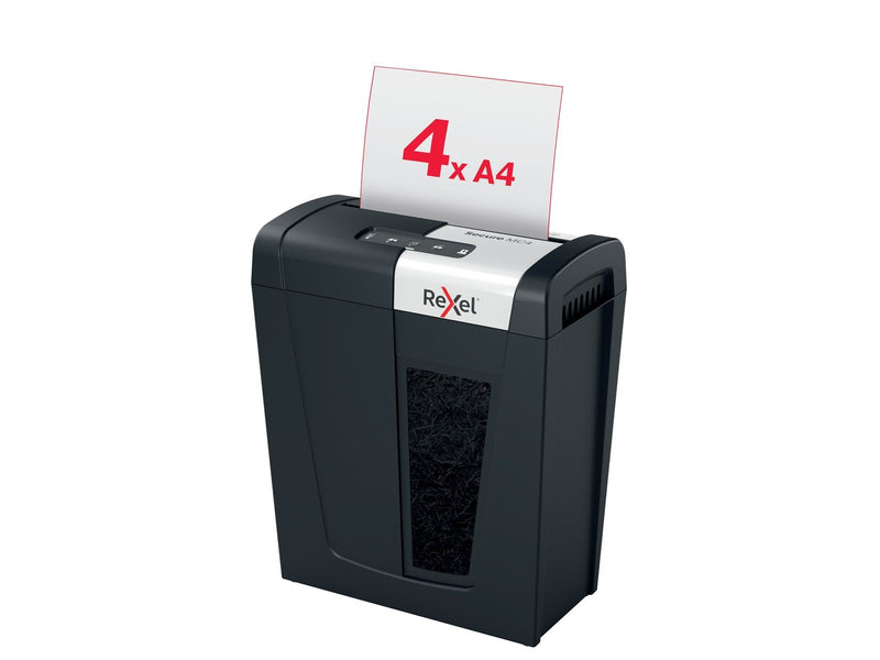 Rexel Secure MC4 Whisper-Shred™ Aktenvernichter, P5