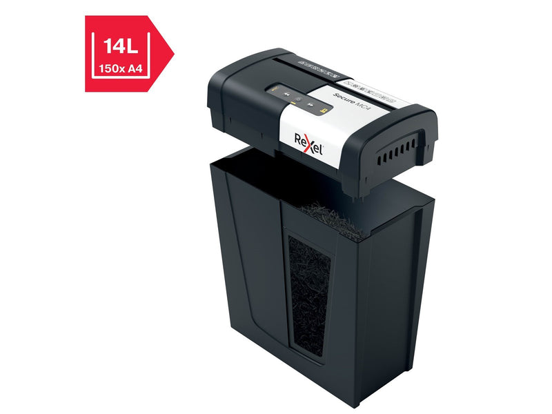 Rexel Secure MC4 Whisper-Shred™ Aktenvernichter, P5