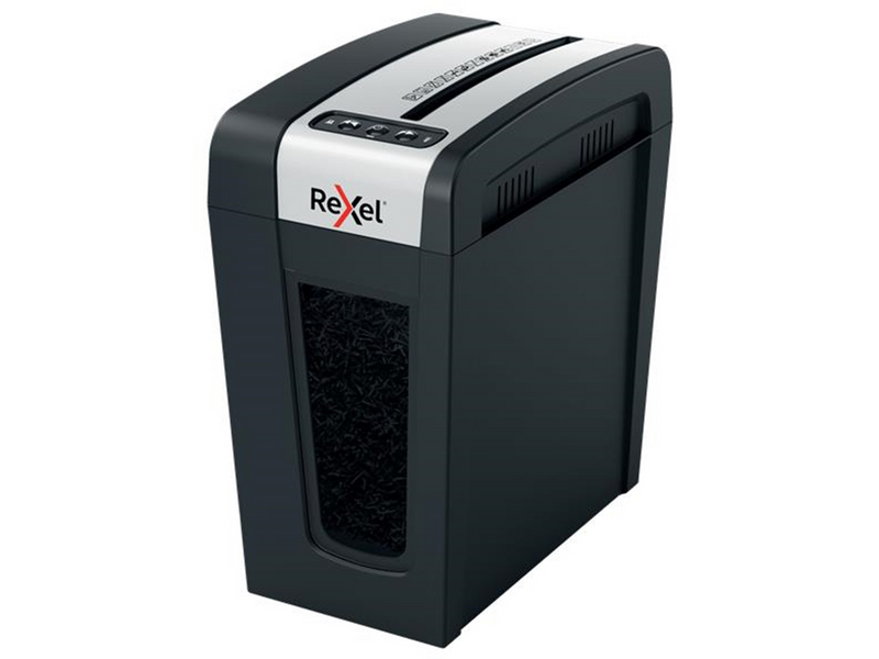 Rexel Secure MC4-SL Slimline Whisper-Shred™ Aktenvernichter, Mikroschnitt, P5, 4 Blatt