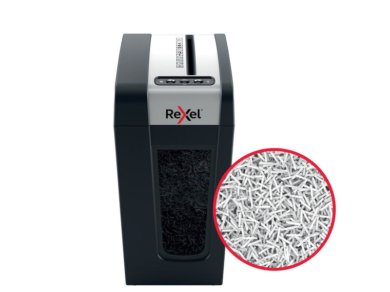 Rexel Secure MC4-SL Slimline Whisper-Shred™ Aktenvernichter, Mikroschnitt, P5, 4 Blatt