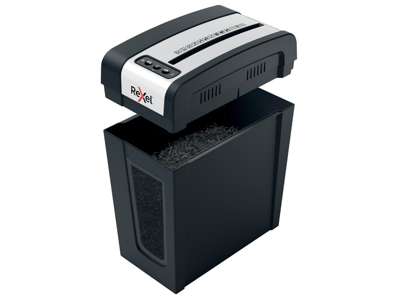 Rexel Secure MC4-SL Slimline Whisper-Shred™ Aktenvernichter, Mikroschnitt, P5, 4 Blatt