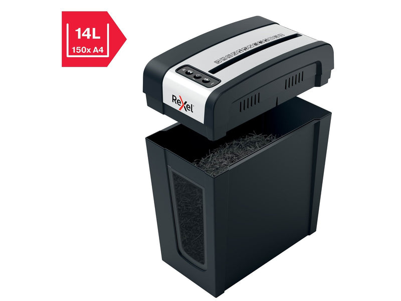 Rexel Secure MC4-SL Slimline Whisper-Shred™ Aktenvernichter, Mikroschnitt, P5, 4 Blatt