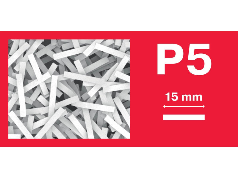 Rexel Secure MC6-SL Slimline Whisper-Shred™ Aktenvernichter, P5