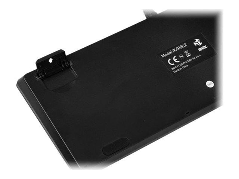 iBOX AURORA K-2 RGB - keyboard - QWERTY - black - Tastaturen - Schwarz