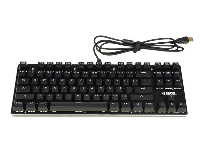 iBOX AURORA K-2 RGB - keyboard - QWERTY - black - Tastaturen - Schwarz