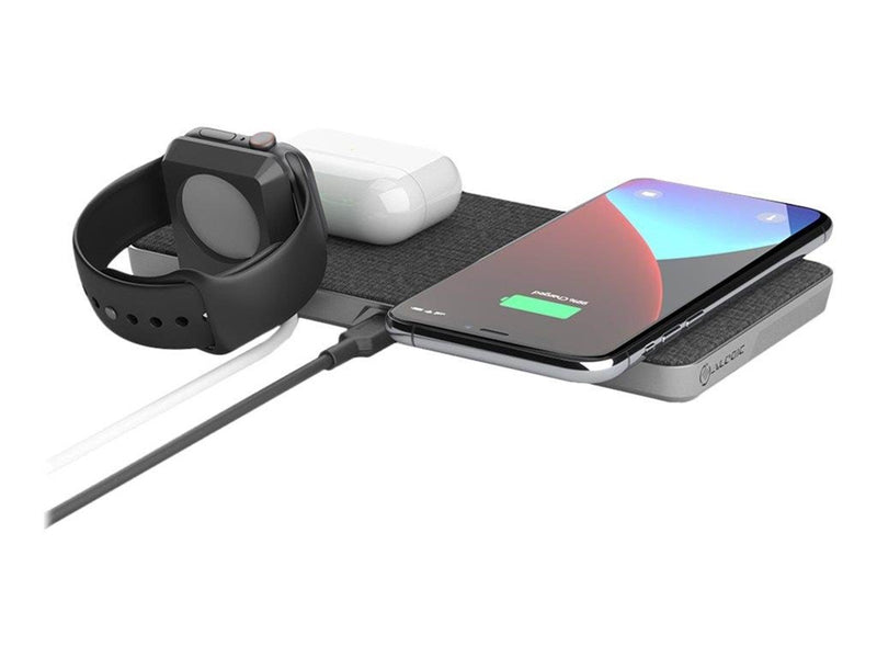ALOGIC Ultra Power 3-in-1 wireless charging pad + AC power adapter - USB