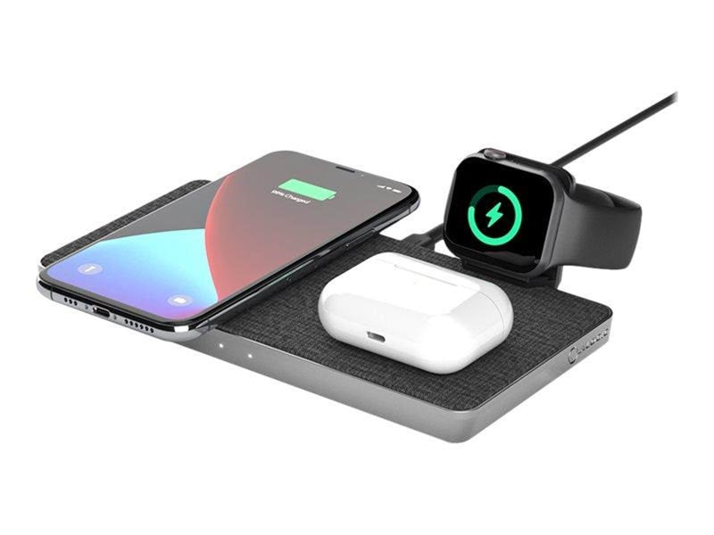 ALOGIC Ultra Power 3-in-1 wireless charging pad + AC power adapter - USB