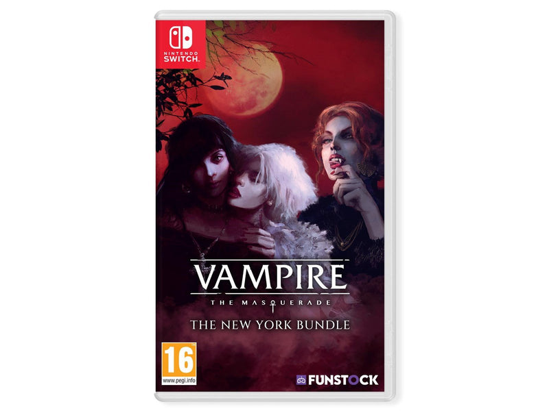 Vampire: The Masquerade - Coteries of New York and Shadows of New York - Nintendo Switch - Visual Novel - PEGI 16