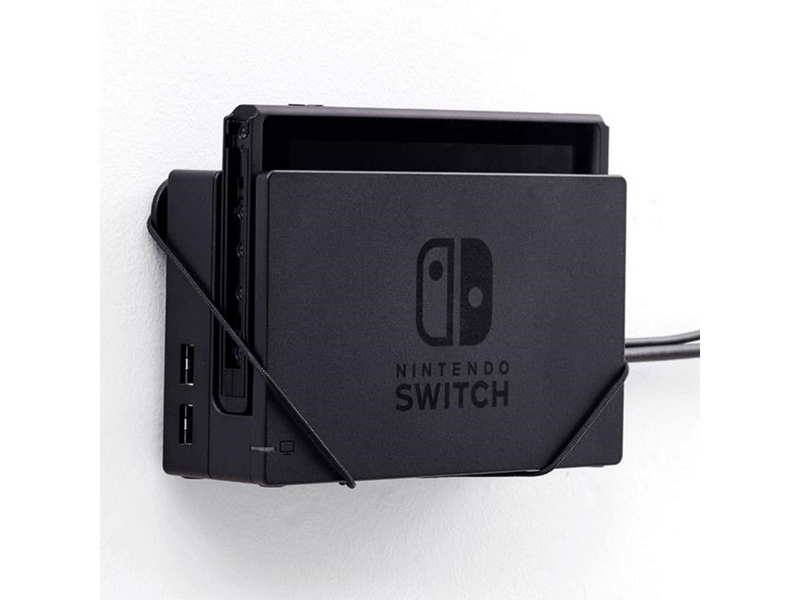 Floating Grip Nintendo Switch Dock Wall Mount - Black - Miscellaneous Zubehör für Spielkonsole - Nintendo Switch