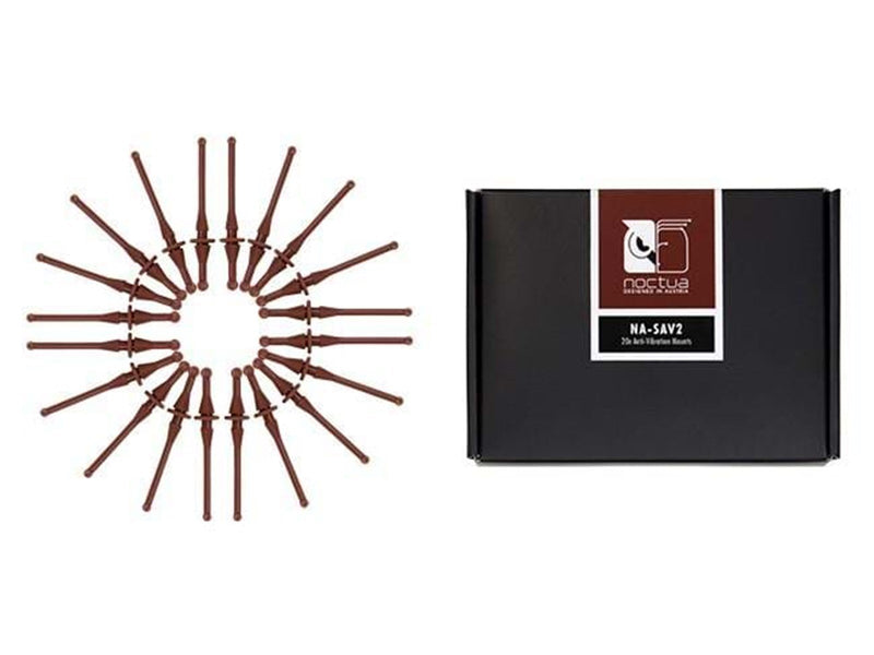 Noctua Schraubenset für systemblæser - Schallabsorbierende Schrauben - Braun