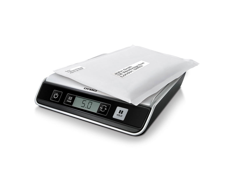 DYMO M10 Paketwaage | bis zu 10 kg | USB Briefwaage mit LCD-Bildschirm | 20 cm x 20 cm