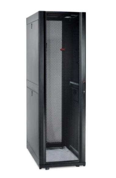 APC NetShelter SX, 42 HE Server Rack-Gehäuse, 600 mm x 1070 mm, mit schwarzen Seitenteilen (AR3100)