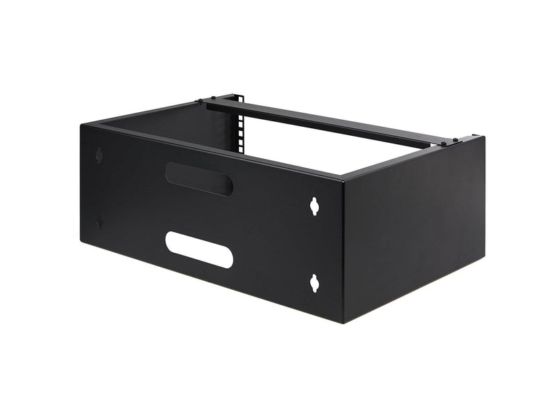 StarTech.com WALLMOUNT4 4U Wall Mount Network Rack - 14 Inch Deep (Low Profile) - 19" Patch Panel Bracket for Shallow Server and