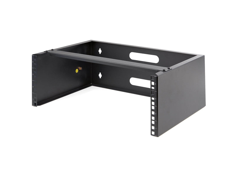 StarTech.com WALLMOUNT4 4U Wall Mount Network Rack - 14 Inch Deep (Low Profile) - 19" Patch Panel Bracket for Shallow Server and