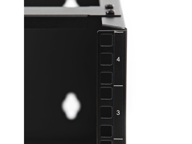StarTech.com WALLMOUNT4 4U Wall Mount Network Rack - 14 Inch Deep (Low Profile) - 19" Patch Panel Bracket for Shallow Server and
