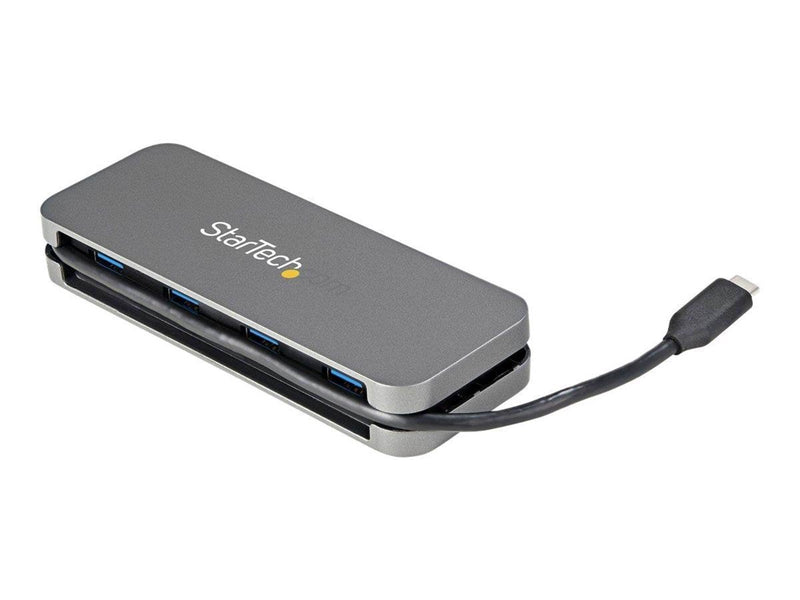 StarTech.com 4 Port USB C Hub USB-Hubs - USB 3.2 - 4 - Schwarz