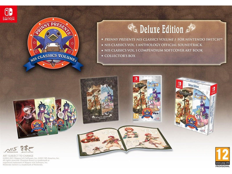 Prinny Presents NIS Classics Volume 1 - Deluxe Edition - Nintendo Switch - Strategie - PEGI 12