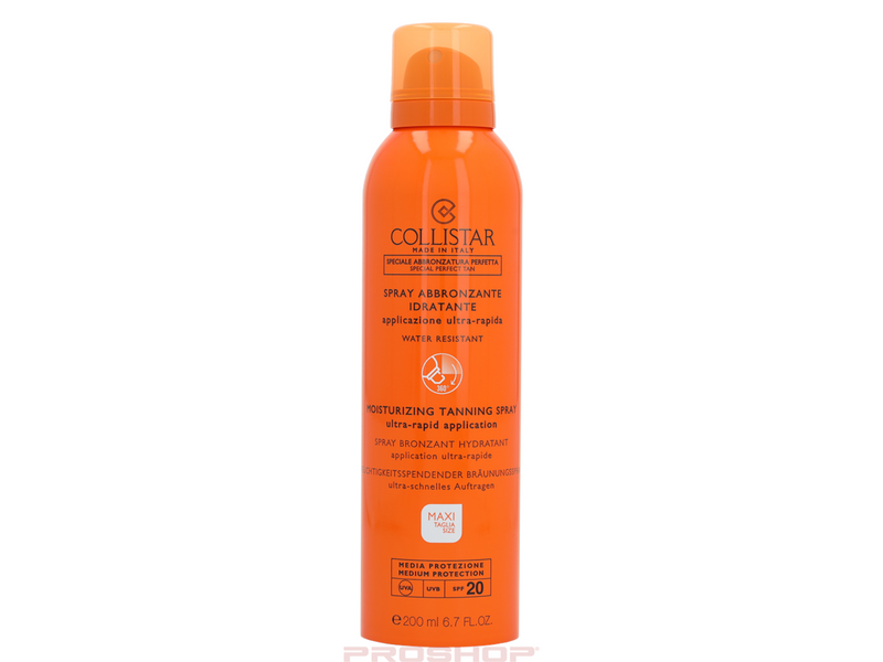 Collistar Moisturizing Tanning Spray SPF20
