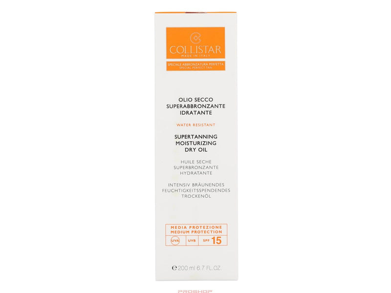 Collistar Supertanning Dry Oil SPF 15