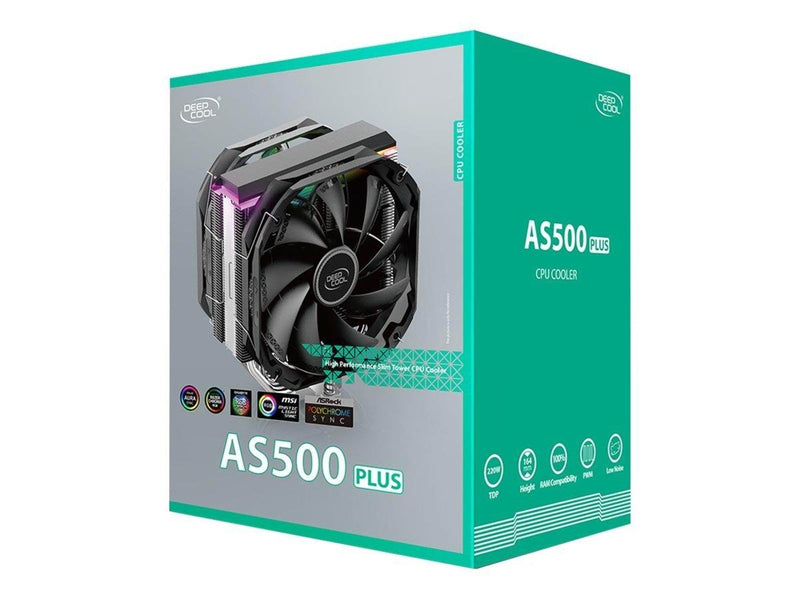 DeepCool AS500 PLUS - CPU-Luftkühler - Max 30 dBA