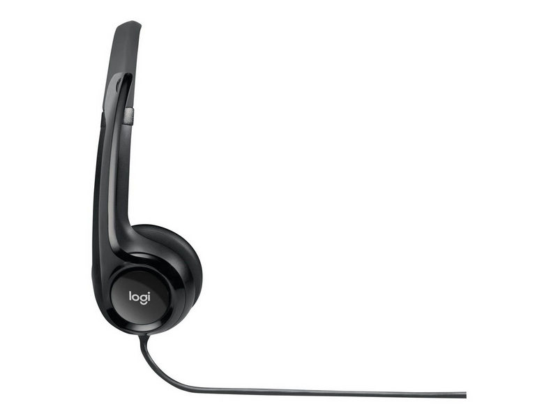 Logitech H390 USB Computer Headset - Black