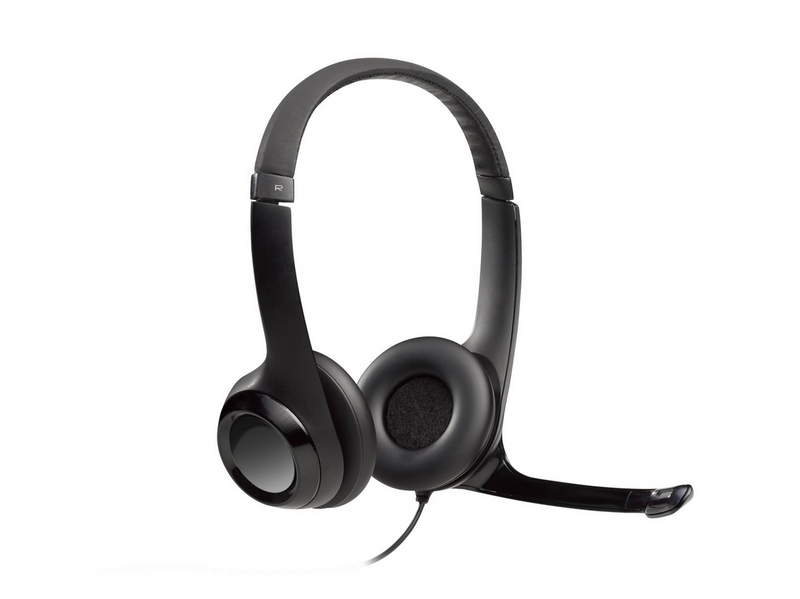 Logitech H390 USB Computer Headset - Black