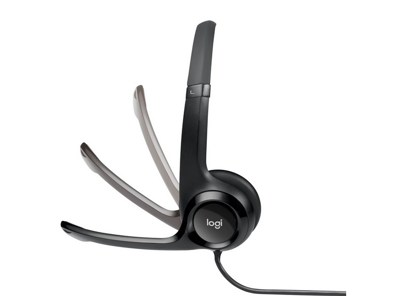 Logitech H390 USB Computer Headset - Black